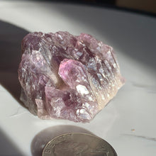 Load image into Gallery viewer, 1.1” x 1.4” Amethyst Skelatal/Elestial Quartz Record Keeper Specimen-50 grams