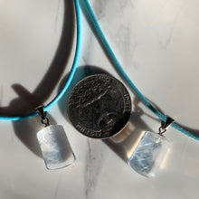 Load image into Gallery viewer, Affordable Blue Needle Quartz 15.5mm*10mm Cord Necklace
