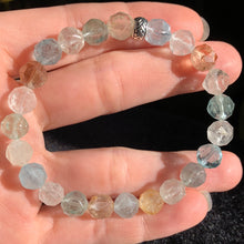Load image into Gallery viewer, 8mm Faceted Topaz Bracelet 7.5"