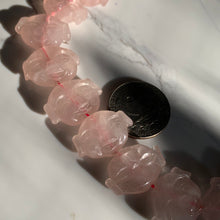 Load image into Gallery viewer, Rose Quartz Specialty Carved Beads