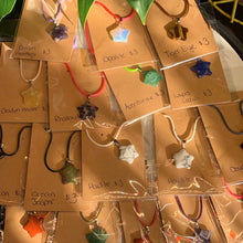 Load image into Gallery viewer, $3 Pendant Necklaces-Star, Moon or Mushroom!