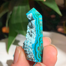 Load image into Gallery viewer, Malachite/Chrysocolla Mini Points-Several to choose from!