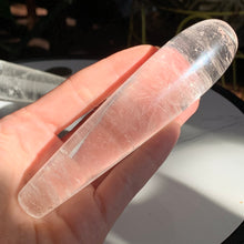 Load image into Gallery viewer, 5.1” Clear Quartz Wand- 2 to choose from!