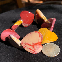 Load image into Gallery viewer, Mookaite 30mm Heart Bracelet-Only One!