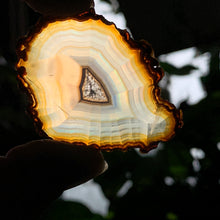 Load image into Gallery viewer, HQ Iris Agate Slice-Multicolor fire- 2 to choose from!