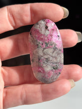 Load image into Gallery viewer, Polished Pink Colbalt Calcite Palm