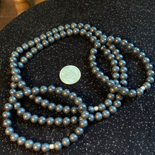 Load image into Gallery viewer, 8mm Polished Shungite Jewelry π€