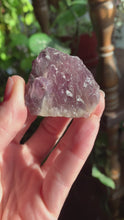 Load and play video in Gallery viewer, 1.1” x 1.4” Amethyst Skelatal/Elestial Quartz Record Keeper Specimen-50 grams