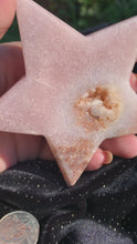Load and play video in Gallery viewer, 4” Pink Amethyst Star 246 grams