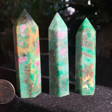 Load image into Gallery viewer, Ruby in Emerald Stone Points