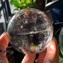 Load image into Gallery viewer, 3" Clear Quartz Sphere 648 grams