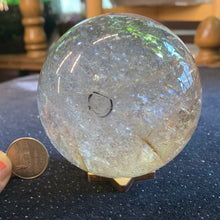 Load image into Gallery viewer, Quartz Enhydro Sphere 5 Bubbles!