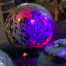 Load image into Gallery viewer, Ruby Zoisite Spheres