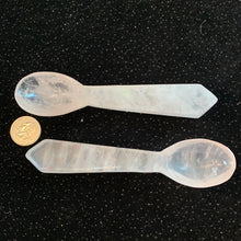 Load image into Gallery viewer, Rose Quartz Carved Spoon *SALE*