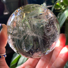 Load image into Gallery viewer, 3" Clear Quartz Sphere 648 grams