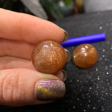 Load image into Gallery viewer, Mini AA Confetti Sunstone Spheres