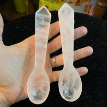 Load image into Gallery viewer, Rose Quartz Carved Spoon *SALE*