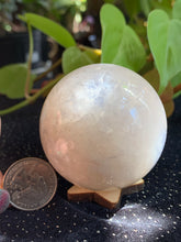 Load image into Gallery viewer, 274 gram Blue Rose Quartz Sphere