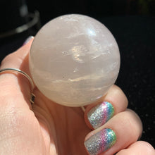 Load image into Gallery viewer, Blue Rose Quartz Sphere Small