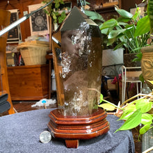 Load image into Gallery viewer, 3 kilo AA Smokey Quartz Tower 9.5”