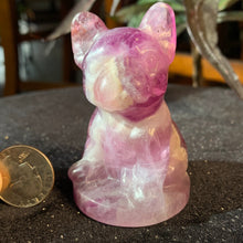Load image into Gallery viewer, 2.8" Pink Fluorite Frenchie 182 grams