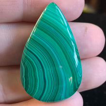 Load image into Gallery viewer, Malachite and Chrysocolla Cabochon