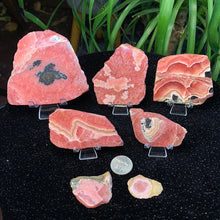 Load image into Gallery viewer, AAA Rhodochrosite Slabs- Several sizes/prices