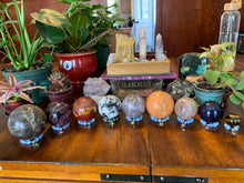 Load image into Gallery viewer, Handmade Mala Style Sphere Stands