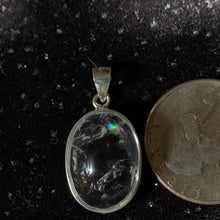 Load image into Gallery viewer, Clear Quartz Enhydro Pendant 18mm x 13mm