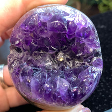 Load image into Gallery viewer, "Grape Jelly" Amethyst Cluster Druzy Spheres