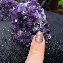 Load image into Gallery viewer, "Grape Jelly" Amethyst Cluster Mini Cathedrals