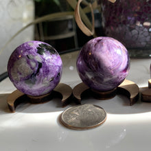 Load image into Gallery viewer, AA Charoite Sphere- 2 Sizes available