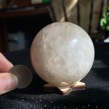 Load image into Gallery viewer, Blue Rose Quartz Sphere Medium