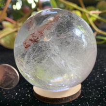 Load image into Gallery viewer, Small Quartz Enhydro Sphere 338 grams