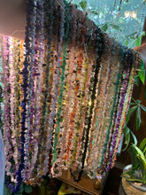 Load image into Gallery viewer, Crystal Chip Bead Strands 30"-32" long