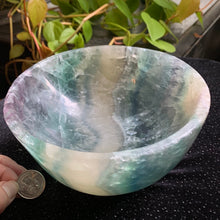 Load image into Gallery viewer, Rainbow Fluorite Bowl 1.79kg