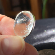 Load image into Gallery viewer, Clear Quartz Enhydro Pendant 18mm x 13mm