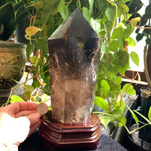 Load image into Gallery viewer, 3 kilo AA Smokey Quartz Tower 9.5”