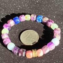 Load image into Gallery viewer, Faceted Cube Bead Bracelets *Super Unique*