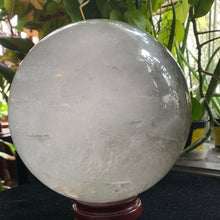 Load image into Gallery viewer, HUGE 8 kilo Garden Quartz Sphere 7” Beautiful Lines!