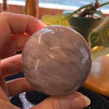 Load image into Gallery viewer, Blue Rose Quartz Sphere Larger