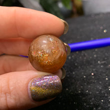 Load image into Gallery viewer, Mini AA Confetti Sunstone Spheres