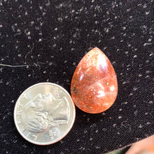 Load image into Gallery viewer, Confetti Sunstone Tear Cabochons