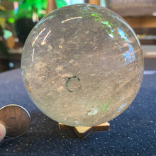 Load image into Gallery viewer, Quartz Enhydro Sphere 5 Bubbles!