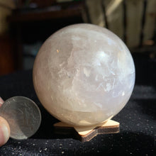 Load image into Gallery viewer, Blue Rose Quartz Sphere Medium