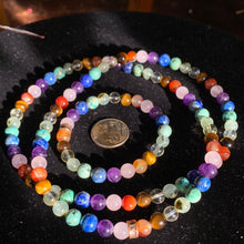 Load image into Gallery viewer, 15” Rainbow Chakra Necklace w/Bracelet