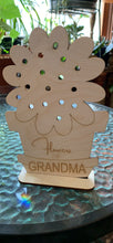 Load image into Gallery viewer, Wooden "Flowers For Mom" or Grandma Sign