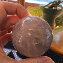 Load image into Gallery viewer, Blue Rose Quartz Sphere Larger
