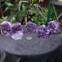 Load image into Gallery viewer, "Grape Jelly" Amethyst Cluster Mini Cathedrals