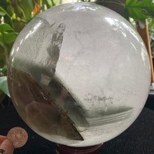 Load image into Gallery viewer, HUGE 8 kilo Garden Quartz Sphere 7” Beautiful Lines!